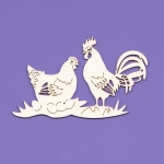 914 Tekturka -  Kurka i kogut 2 - G4