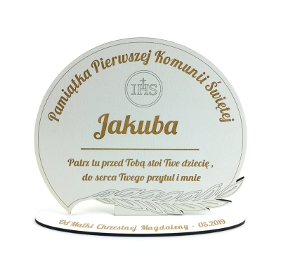Pamiątka Pierwszej Komunii - Kłos HDF - Dedykacja