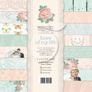 Mały bloczek papierów do scrapbookingu -  Love of my life