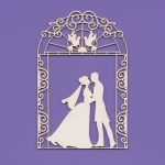 1022 Tekturka - Wedding Day - Para młoda 2 - G12 