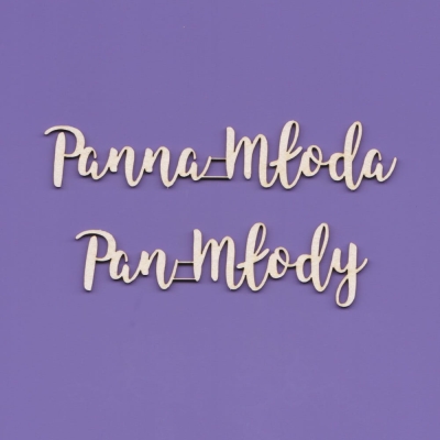 1029 Tekturka - Panna Młoda + Pan Młody - G5