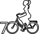J005-70 - Pani na Rowerze   