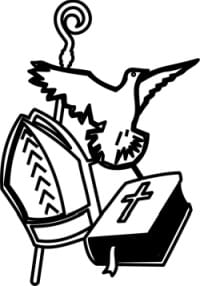 J049 - Gołąb, biblia, mitra