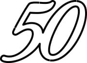 J055-50 -  Cyfra 64mm - 50 