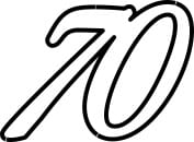 J055-70 -  Cyfra 64mm - 70