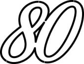 J055-80 -  Cyfra 64mm - 80