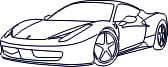 J086 -  Samochód – Ferrari