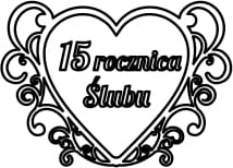 J104-15 - Serce 15 Rocznica Ślubu