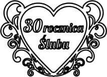J104-30 - Serce 30 Rocznica Ślubu