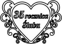 J104-35 - Serce 35 Rocznica Ślubu