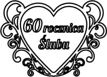 J104-60 - Serce 60 Rocznica Ślubu