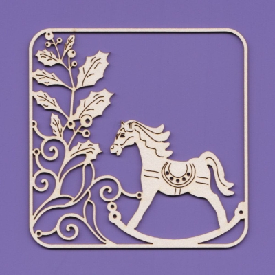 1048 Tekturka - Świąteczna ramka 04 - G9