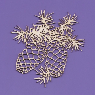 1063 Tekturka - Świąteczne szyszki 03 - G13