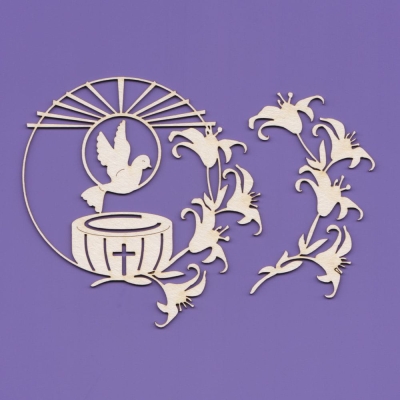 1070 Tekturka - Chrzest - Zestaw 06 - G13