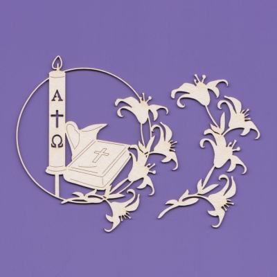 1093 Tekturka - Chrzest - Zestaw 09 - G14