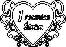 J104-1 - Serce 1 Rocznica Ślubu