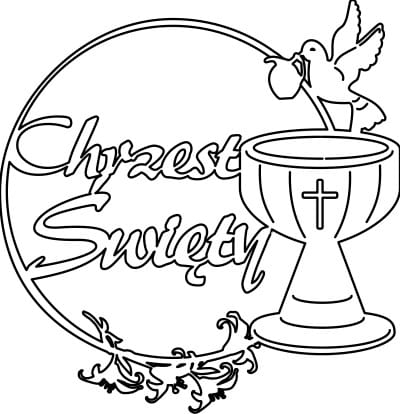 J131 - Ramka Chrzest - Chrzcielnia i gołąb.jpg