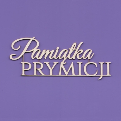 011 Tekturka - Napis - Pamiątka Prymicji G06  