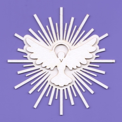 358 Tekturka - Gołąb z promieniami 3 2D -  G09