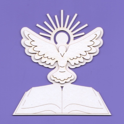 362 Tekturka - Gołąb z księgą 2D -  G09