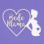 564 Tekturka  - Będę Mamą - Serce - Ciąża      G07