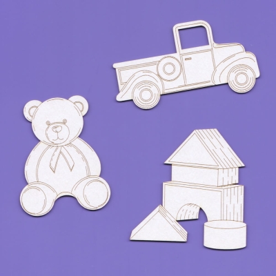 624 Tekturka - Retro zabawki 01  -  G12