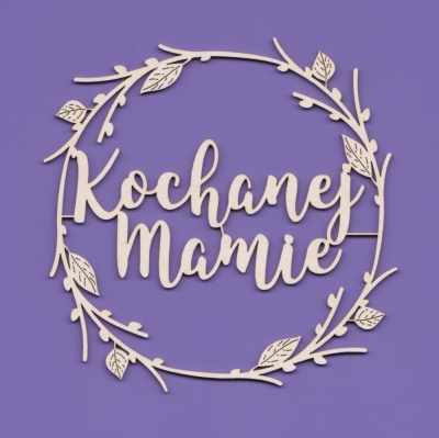 792 Tekturka Ramka - Kochanej Mamie - G9