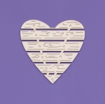 838A Tekturka Serce skrzynka 82mm  - G7      