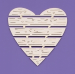 838B Tekturka Serce skrzynka 140mm  - G10