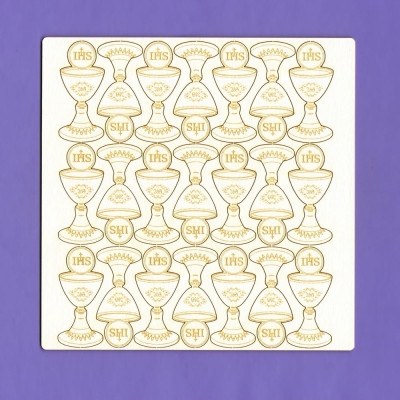 761a Tekturka - Kielich z Hostią - 21 szt. - G20