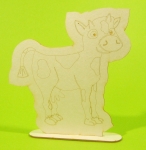 Tekturka - Krówka - Click and Paint ZW0002