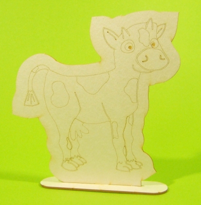 Tekturka - Krówka - Click and Paint ZW0002