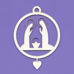 032 Tekturka Zawieszka - Święta Rodzina - G4