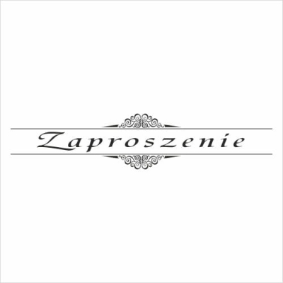 040 Stempel - Zaproszenie 1 ramka