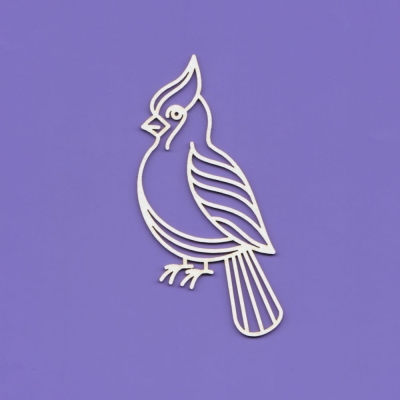 152A Tekturka - Zimowy ptak - Kardynał G5