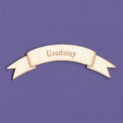 943b Tekturka - Urodziny - Szarfa - G3 
