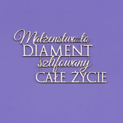 1439 Tekturka - Małżeństwo to diament...- G6