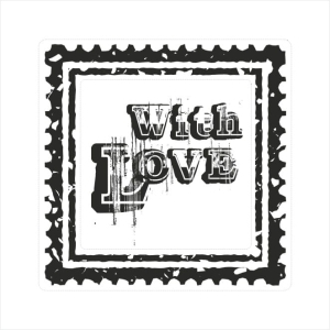 101 Stempel - Znaczek pocztowy - With love