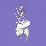 1419 Tekturka - Kłosy z chlebem i winogronem G7