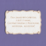 1163A Tekturka - Pan zmartwychwstał i jest z nami - ramka A - G9