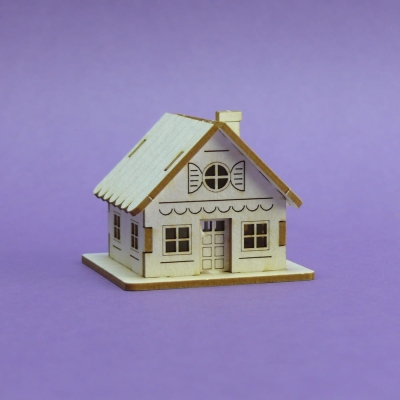 1349 Tekturka -  Zimowa chatka G12