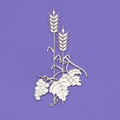 1380A Tekturka - Kłosy z winogronem - G6