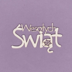 538m Tekturka - Wesołych Świąt - G3