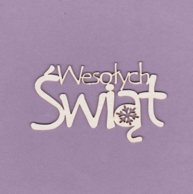 538m Tekturka - Wesołych Świąt - G3