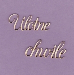 146 Tekturka napis - Ulotne Chwile 1 - 2 szt.  - G4