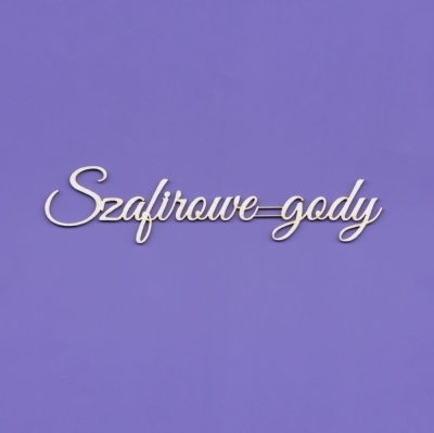 1435 Tekturka napis - Szafirowe gody G5