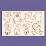 982 Tekturka - Misiowa rodzinka - G17