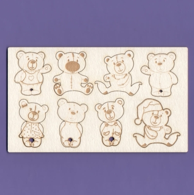 982 Tekturka - Misiowa rodzinka - G17