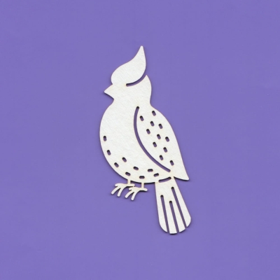 286 Tekturka - Zimowy ptak - Kardynał 2 G4