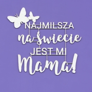 1425 Tekturka napis - Najmilsza [...] jest mi Mama! G6